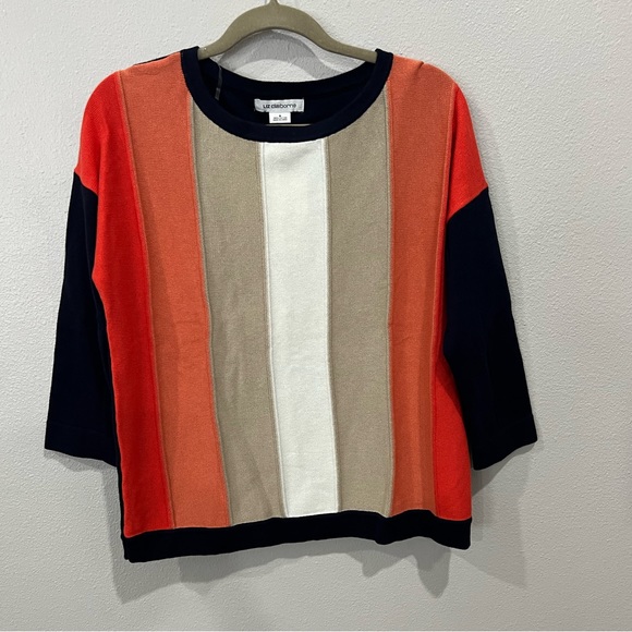 Liz Claiborne Sweaters - NEW Liz Claiborne 3/4 Sleeve 100% Cotton Sweater; Size Small